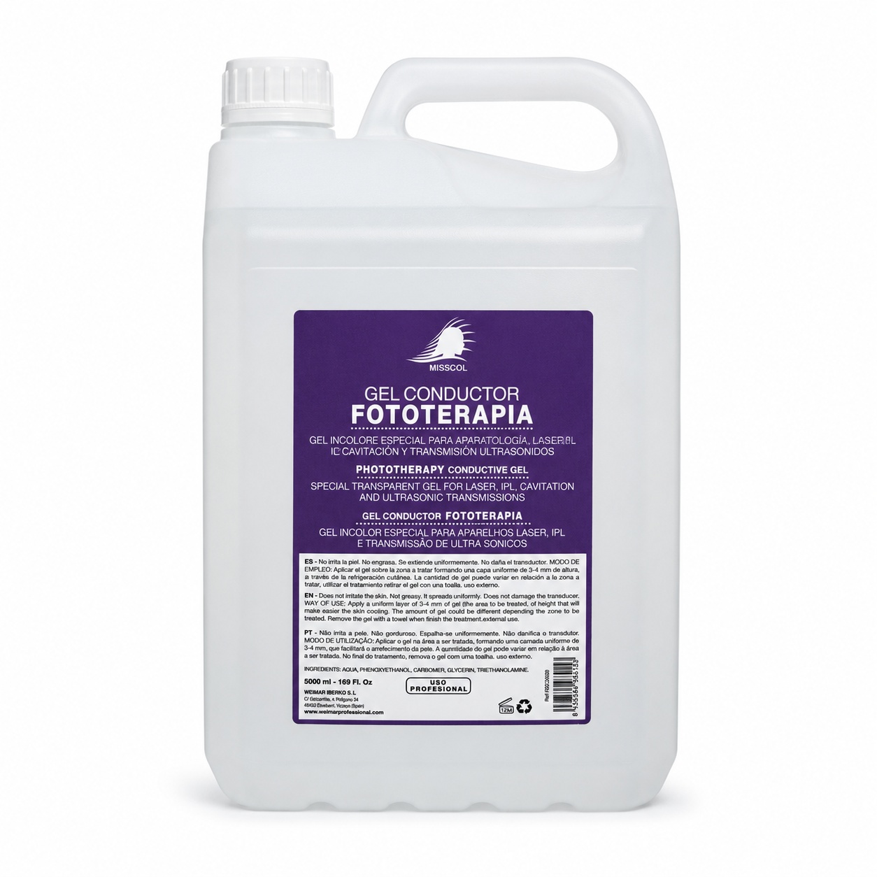 Gel-fototerapia-11.98 Gel Conductor Fototerapia 5000ml - Image 1