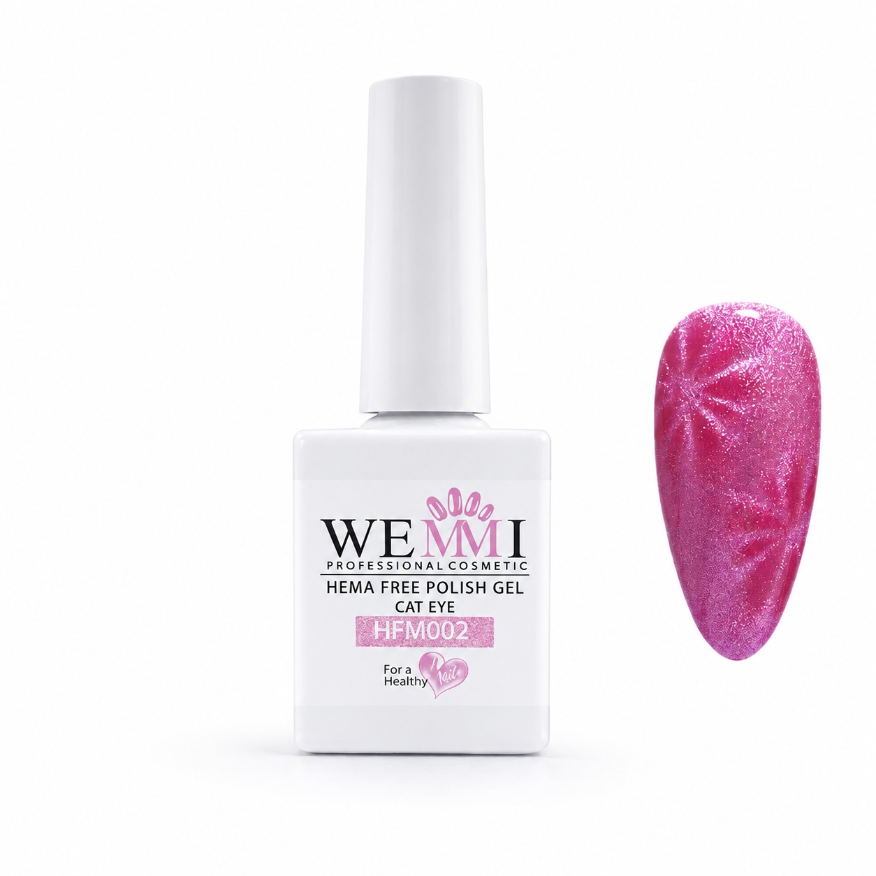 wemmi-hema-free-cat-eye-polish-gel-hfm002 Esmalte Semipermanente WEMMI Ojo de Gato HFM002 - Image 1