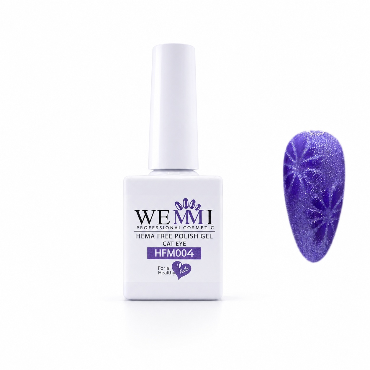 wemmi-hema-free-cat-eye-polish-gel-hfm004 Esmalte Semipermanente WEMMI Ojo de Gato HFM004 - Image 1