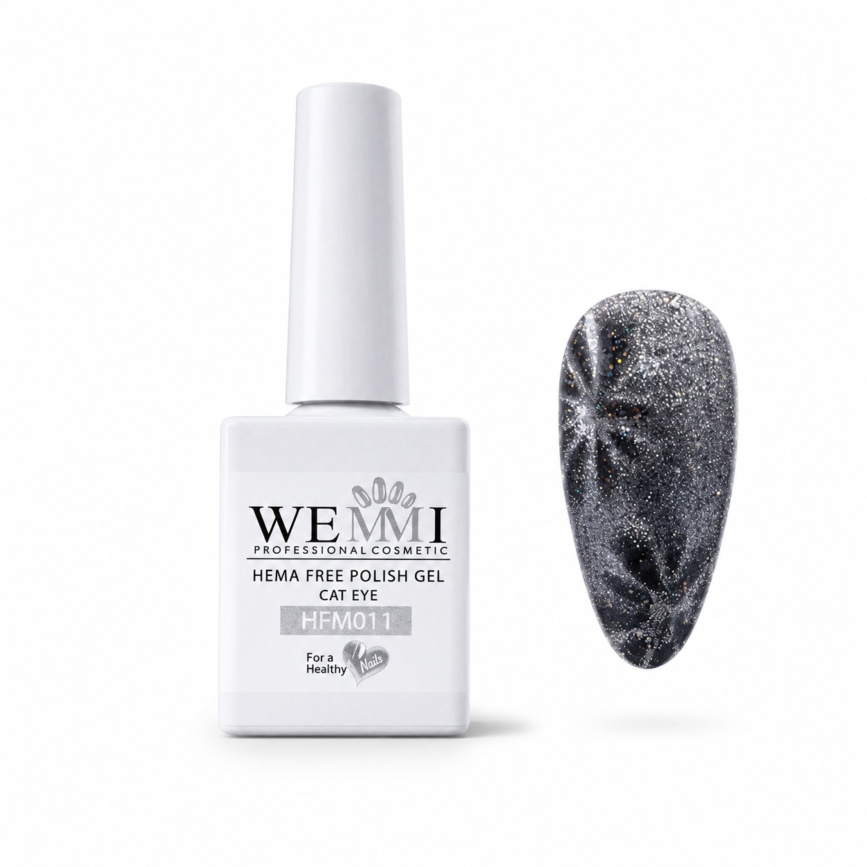 wemmi-hema-free-cat-eye-polish-gel-hfm011 Esmalte Semipermanente WEMMI Ojo de Gato HFM011 - Image 1