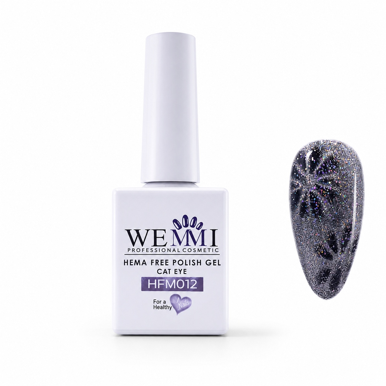 wemmi-hema-free-cat-eye-polish-gel-hfm012 Esmalte Semipermanente WEMMI Ojo de Gato HFM012 - Image 1