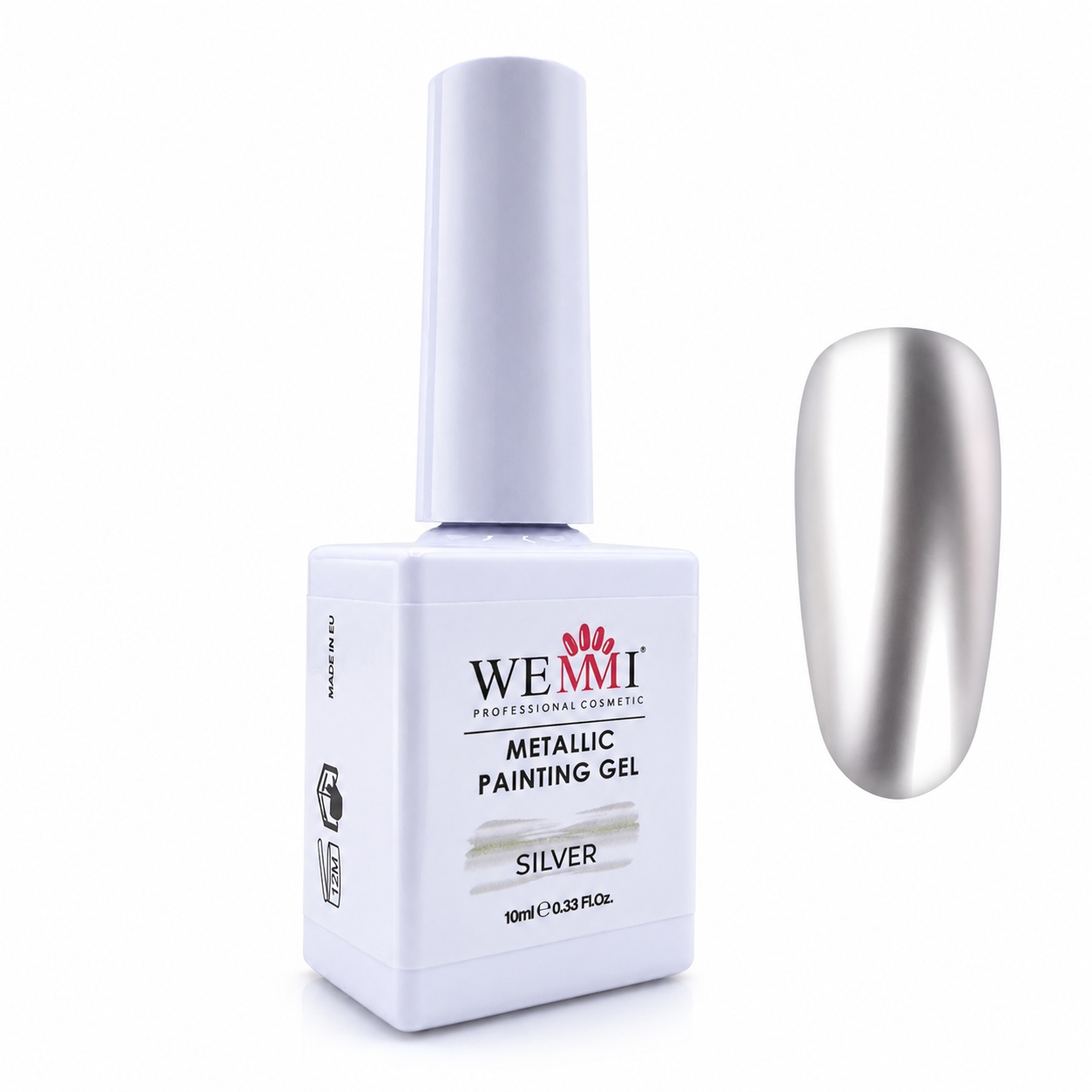 wemmi-metallic-painting-gel-silver WEMMI Metallic Painting Gel Silver - Image 1