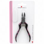 Alicate de cutícula negro rosa