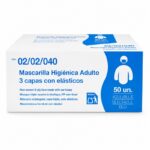Mascarilla azul 50 uds