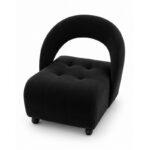 Silla de espera negra
