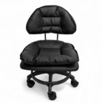 Taburete grande negro