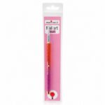 Pincel liner fino para nail art 9mm naranja rosa