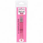 Set de 8 pinceles para nail art