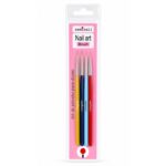 Set de 5 pinceles de colores para nail art