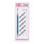 Set de recambios para pinceles de nail art azul