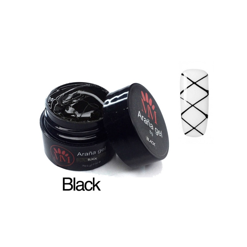 Arana-Gel-8-g.-Black-NA-ARAGELBLK-350-EUR.jpg Araña Gel 8 g. Black-NA-ARAGELBLK - Image 1
