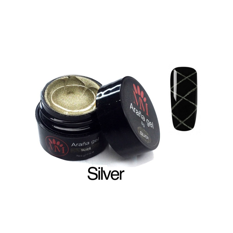 Arana-Gel-8-g.-Silver-NA-ARAGELSILVER-350-EUR.jpg Araña Gel 8 g. Silver-NA-ARAGELSILVER - Image 1