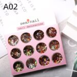 Decoraci n manicura 12 elementos A2-NA