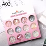Decoraci n manicura 12 elementos A3-NA