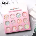 Decoraci n manicura 12 elementos A4-NA