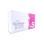 Guantes de nitrilo azul sin polvo Talla 6S