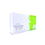 Guantes de nitrilo negro sin polvo Talla 7M