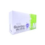 Guantes de nitrilo violeta sin polvo Talla 7M