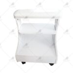 Mueble reposa pies para pedicura Blanco