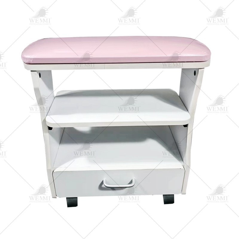 Mueble-reposa-pies-para-pedicura-Rosa-80-EUR.jpg Mueble reposa pies para pedicura Rosa - Image 1