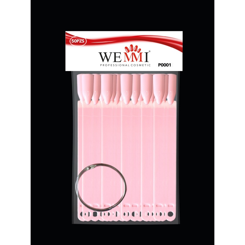 Muestrario-u-as-de-colores-rosa-Ref-P0001-50-PZS-NA-MURO01-250-EUR.jpg Muestrario u as de colores rosa Ref-P0001 50 PZS-NA - Image 1