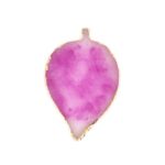 Paleta para mezclar colores hoja rosa