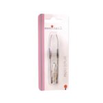 Pinzas con luz led acero inox.