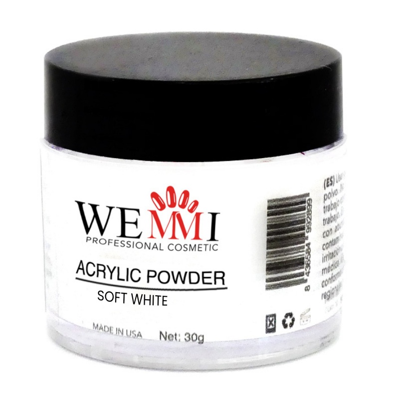 Polvo-acr-lico-Wemmi-Soft-White-30gr-MM1205-450-EUR.jpg Polvo acr lico Wemmi Soft White 30gr - Image 1