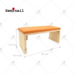 Reposa brazo estilo Zen color naranja-NA-COJNEGRO