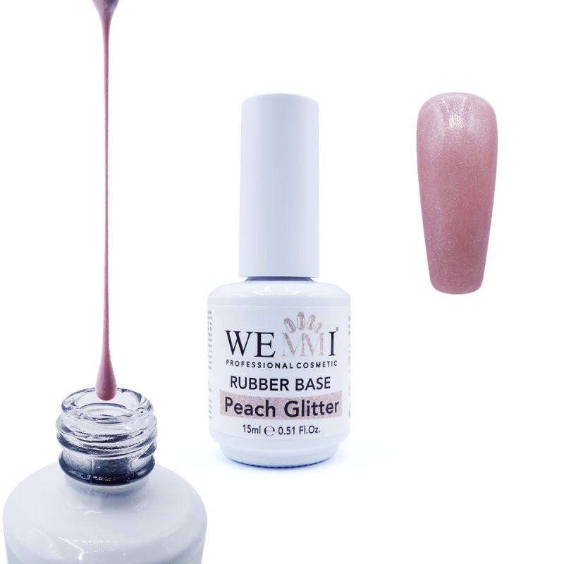 Rubber-Base-Peach-Glitter-15ml-Rubber-Base-de-Wemmi-MM1215-5-EUR.jpg Rubber Base Peach Glitter 15ml Rubber Base de Wemmi - Image 1