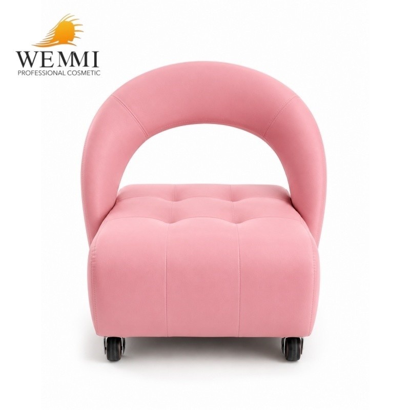 SILLA-RECEPCI-N-ROSA-PIEL-SINT.-CON-RUEDAS-55-EUR.jpg SILLA RECEPCI N ROSA PIEL SINT. CON RUEDAS - Image 1