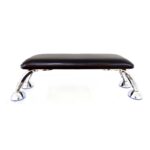 Soporte manicura pedicura acolchado negro