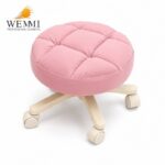 TABURETE BAJO PEQUEÑO ROSA