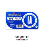 Tips Gel soft Ballerina larga cuadrada natural 500 unds