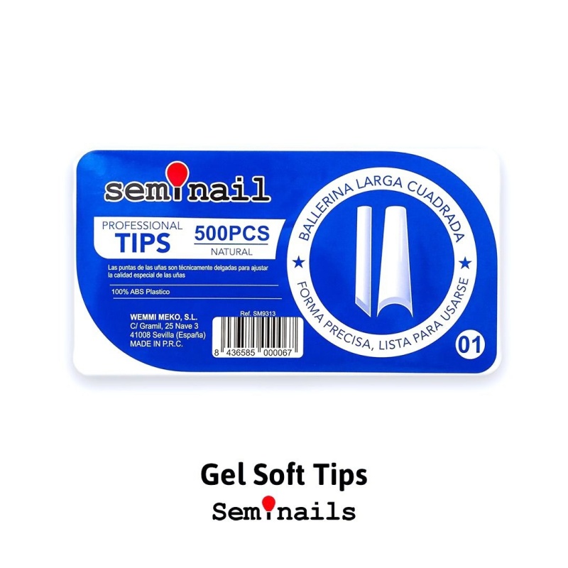 Tips-Gel-soft-Ballerina-larga-cuadrada-natural-500-unds-5-EUR.jpg Tips Gel soft Ballerina larga cuadrada natural 500 unds - Image 1