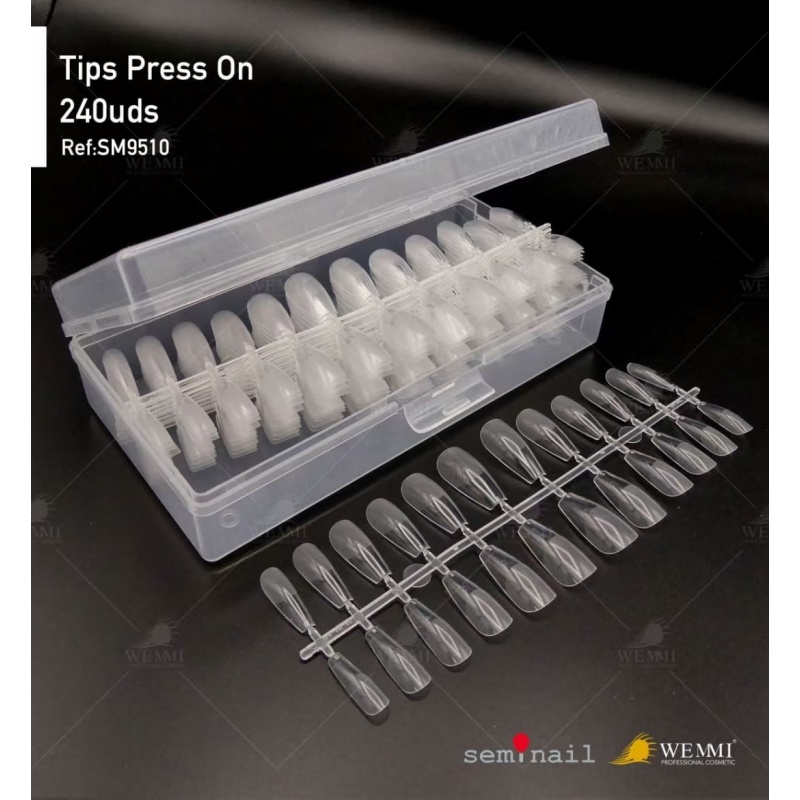 Tips-press-on-240-unds.-Ref.-SM9510-NA-TPSPRESSON9510-350-EUR.jpg Tips press on 240 unds. Ref. SM9510-NA - Image 1