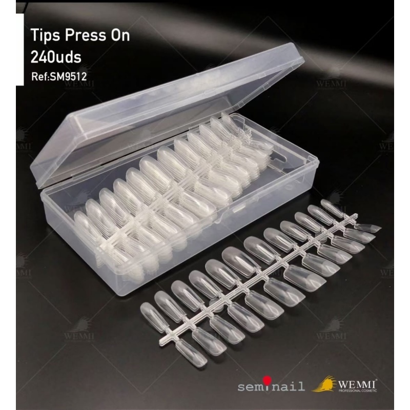 Tips-press-on-240-unds.-Ref.-SM9512-NA-TPSPRESSON9512-350-EUR.jpg Tips press on 240 unds. Ref. SM9512-NA - Image 1