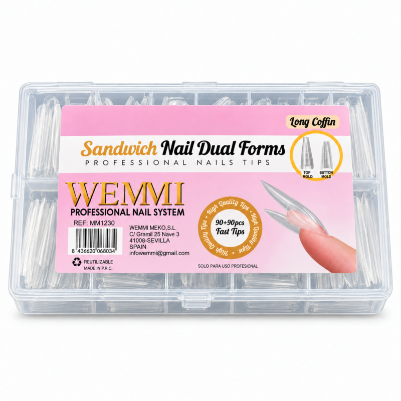 Moldes Dual Forms Sandwich Long Coffin 180 uds